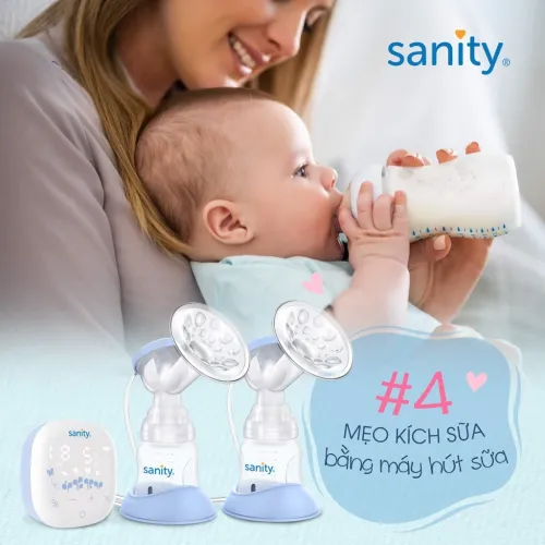 Máy hút sữa điện đôi Sanity S6306.ENG